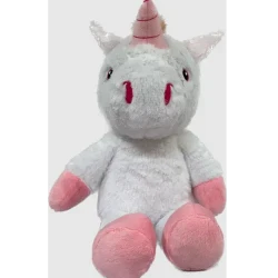 Pink-Colored Plush Unicorn / Custom Stuffed Unicorn Toy / Fluffy Unicorn Plush