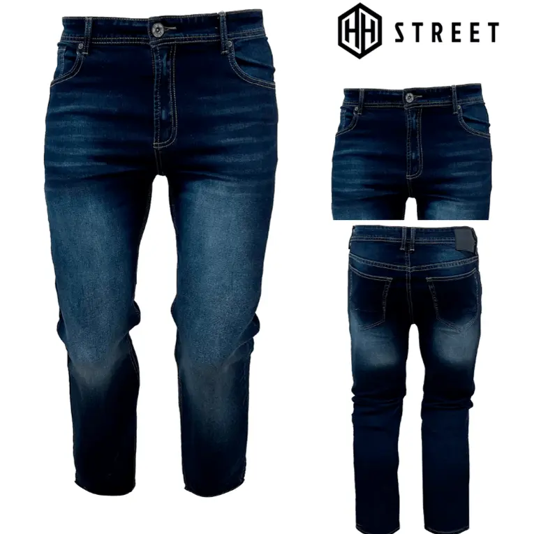 Tailored Slim-Fit Denim / Ultra Slim Men's Jeans / Masculine Tight-Fit Trousers