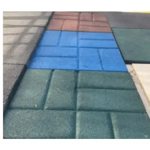 Textured Rubber Flooring / Playroom Flooring / Garage Rubber Tiles