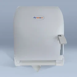 Square Lever-Operated Dispenser / Manual Towel Distributor / Controlled Dispensing Unit