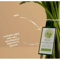 Robust Natural Produce Sticker / Lasting Garden Label / Farm-Fresh Tear-Resistant Tag