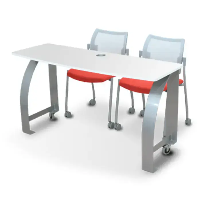 Rolling Study Desk / Mobile Seminar Table / Classroom Mobility Desk