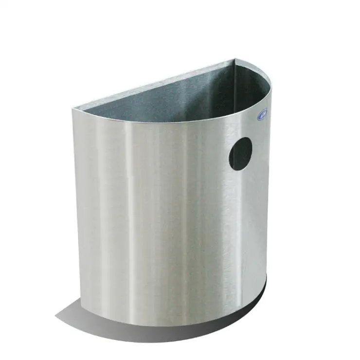 Contemporary Trash Bins / Colorful Waste Baskets / Pedestrian Litter Bins