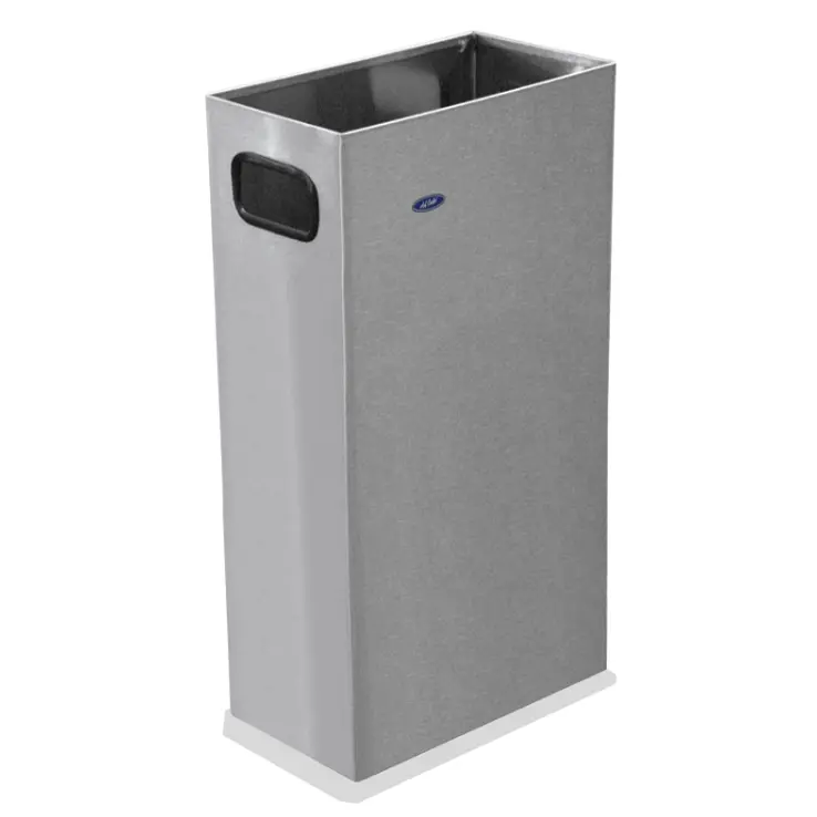 Contemporary Trash Bins / Colorful Waste Baskets / Pedestrian Litter Bins