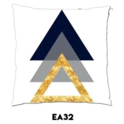 Geometric Triangle Pillow / Modern Design Cushion / Contemporary Style Throw