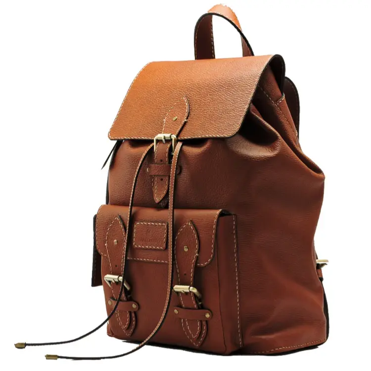 Personalized Leather Backpack / Luxury Leather Daypack / Fashionable Leather Knapsack
