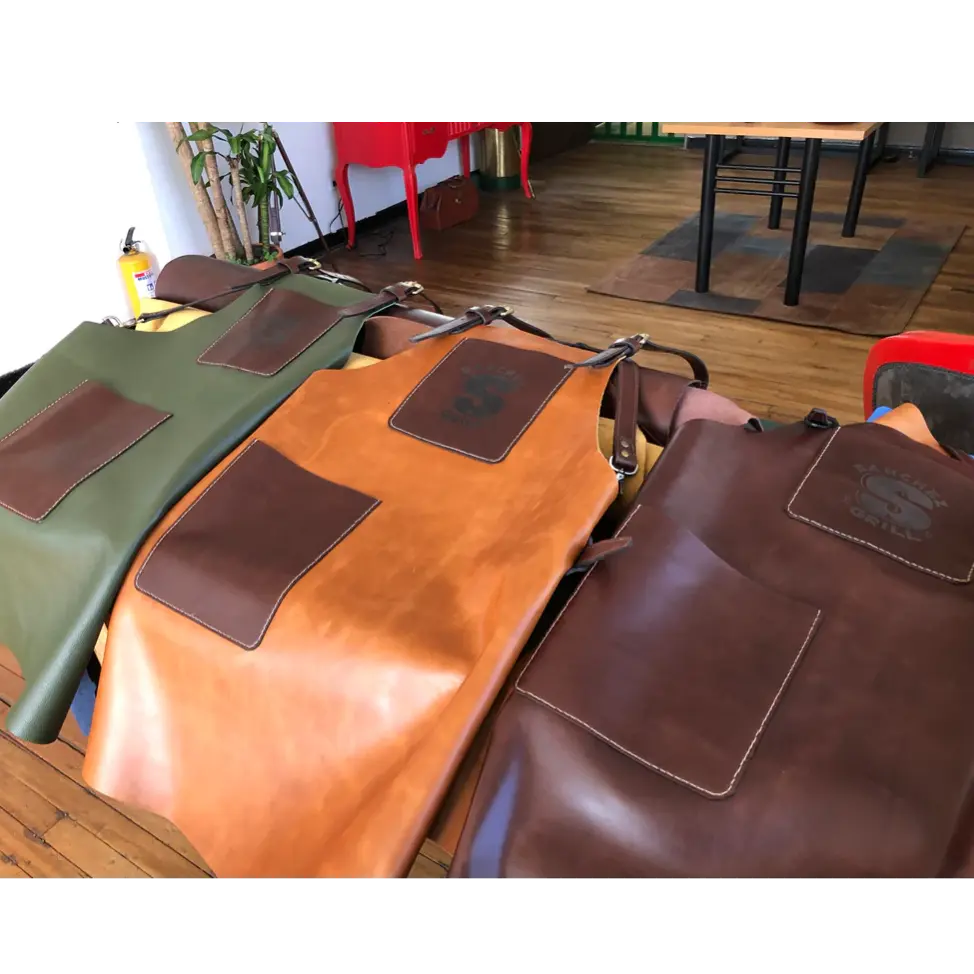 Leather Apron / Artisan Leather Apron / Rustic Chef's Apron
