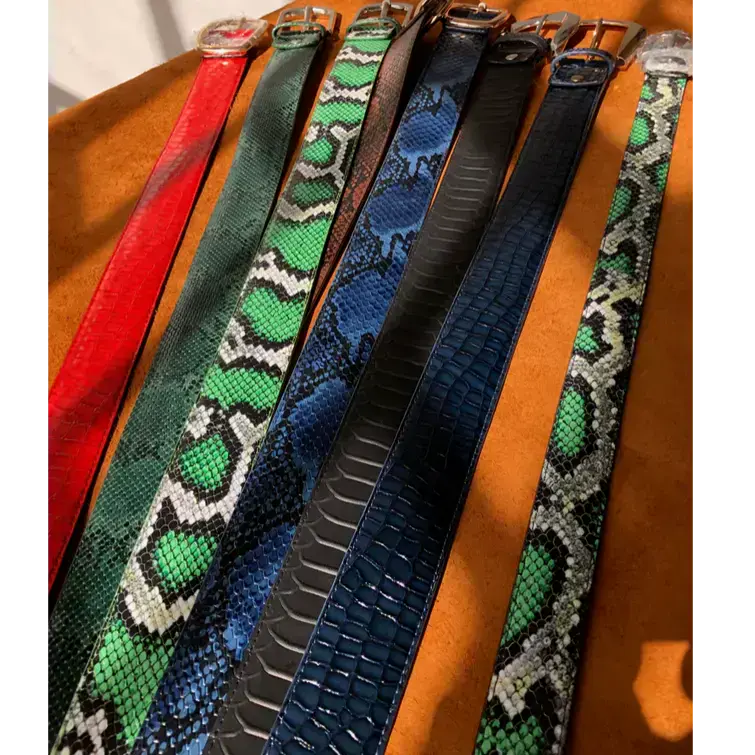 Folias Italian Leather Belt / Vine Twist Leather Belt / Elegant Italian Cinch