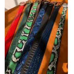 Folias Italian Leather Belt / Vine Twist Leather Belt / Elegant Italian Cinch