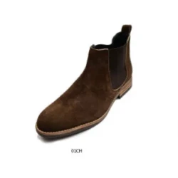 Sophisticated Chelsea Style / Dapper Leather Ankle Boot / Stylish Men's Chelsea