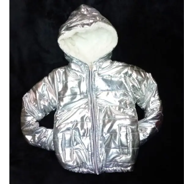 Shimmering Youth Blazer / Junior Metal Jacket / Custom Kids Metallic Coat