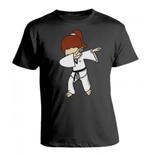 Karate-Kicking T-Shirts / Taekwondo Graphic Tee / Sublimated Martial Arts Shirts