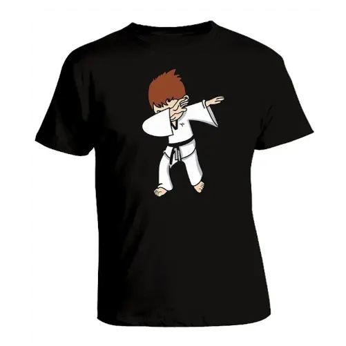 Karate-Kicking T-Shirts / Taekwondo Graphic Tee / Sublimated Martial Arts Shirts